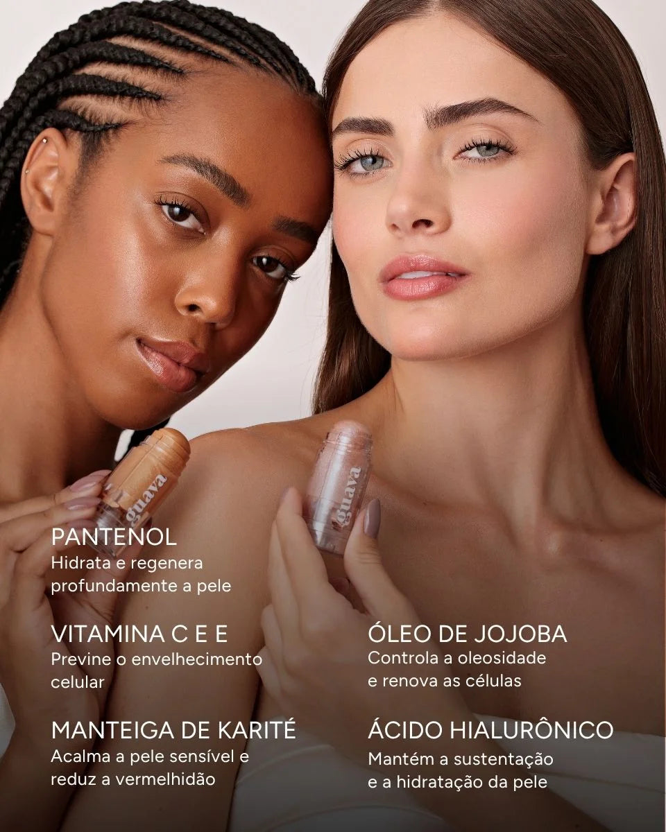 Iluminador Facial e Corporal com Skincare