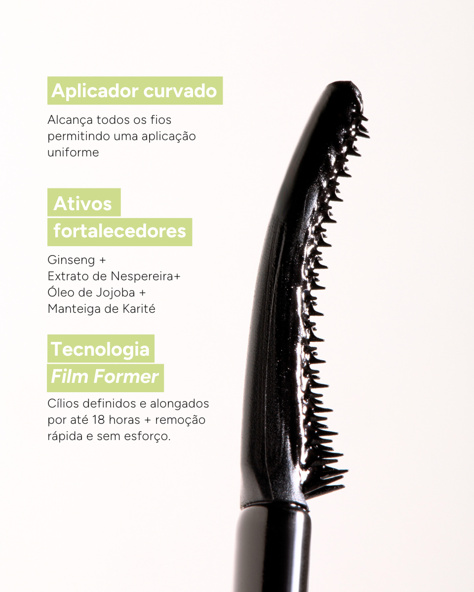 Máscara de Cílios Alonga e Cuida