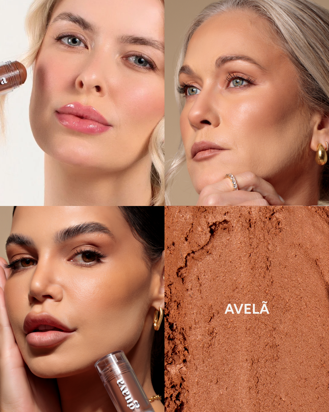 Multistick Marrom com Skincare