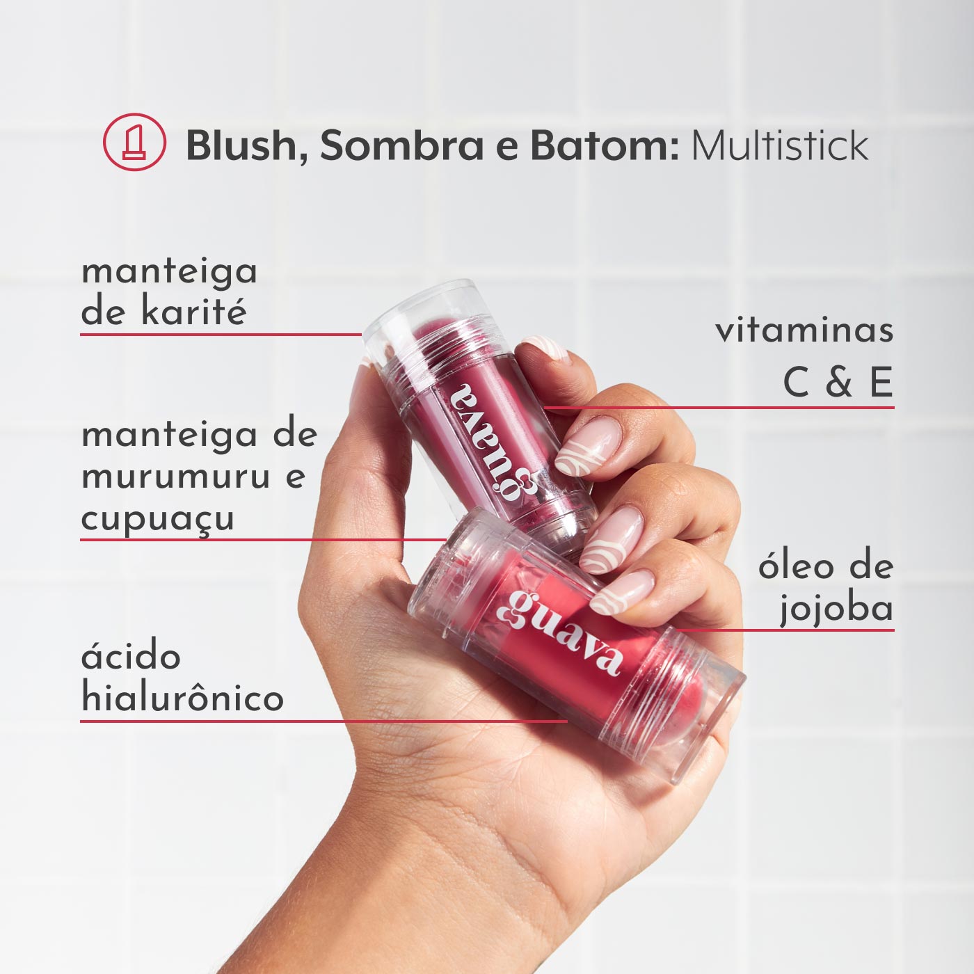 Multistick 4 em 1 com Skincare | Aniversário