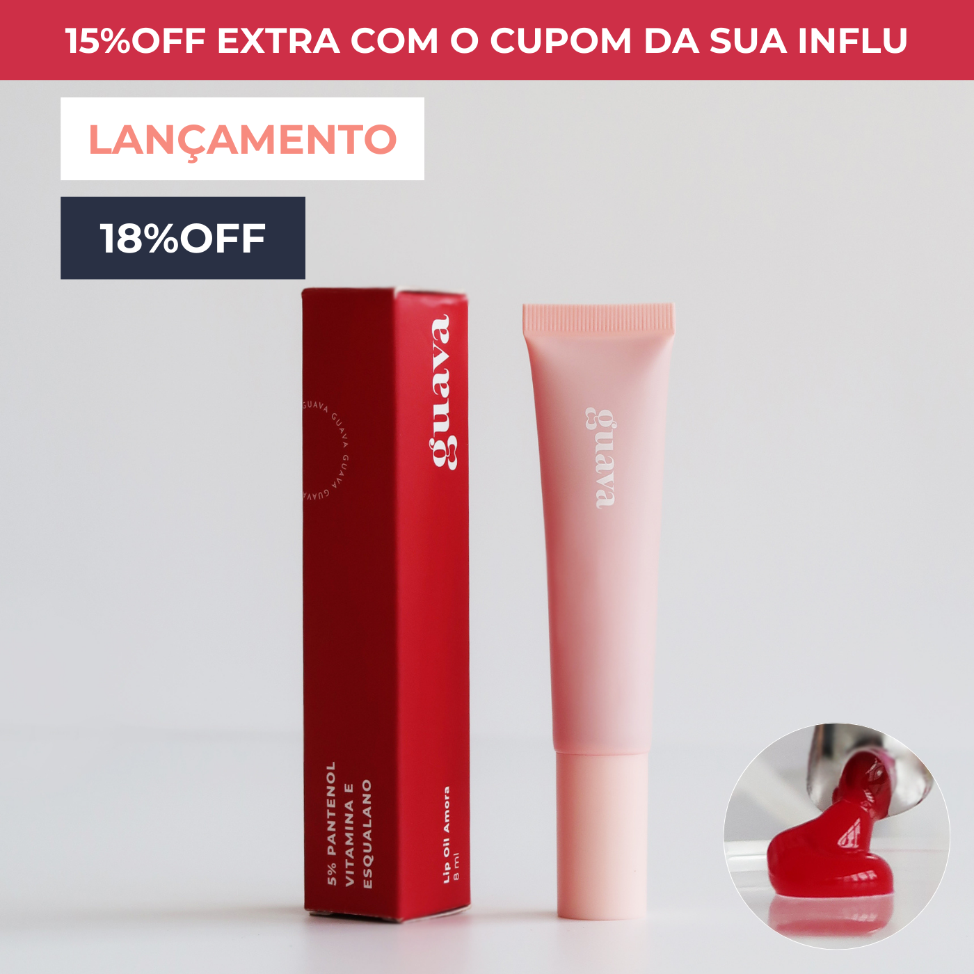 Lip Oil Multirreparador Amora | Exclusivo