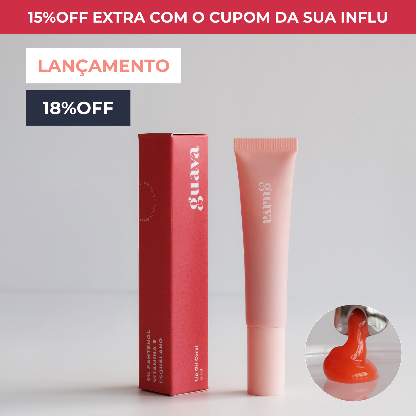 Lip Oil Multirreparador Coral | Exclusivo