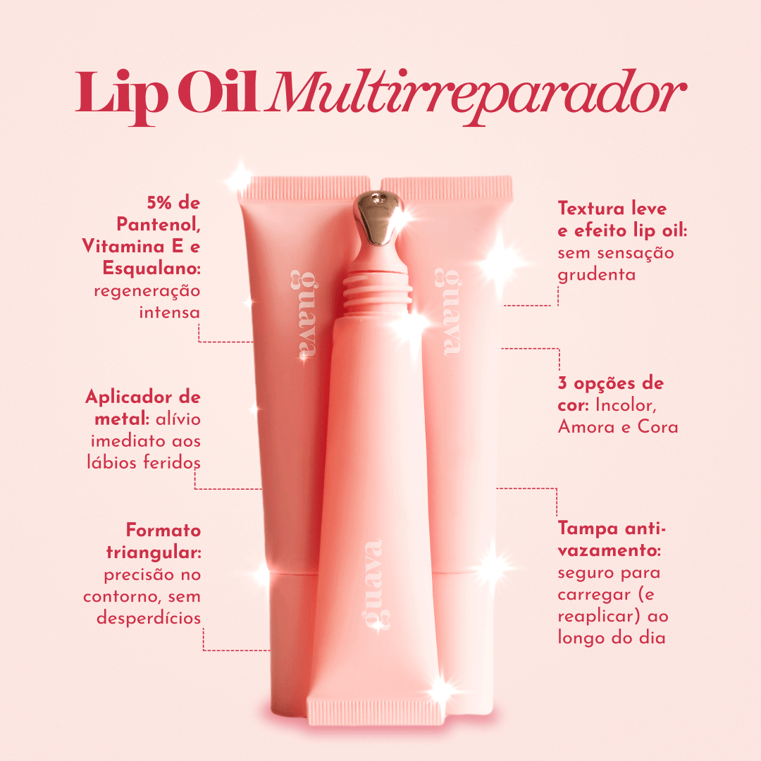 Lip Oil Multirreparador Amora - VIP