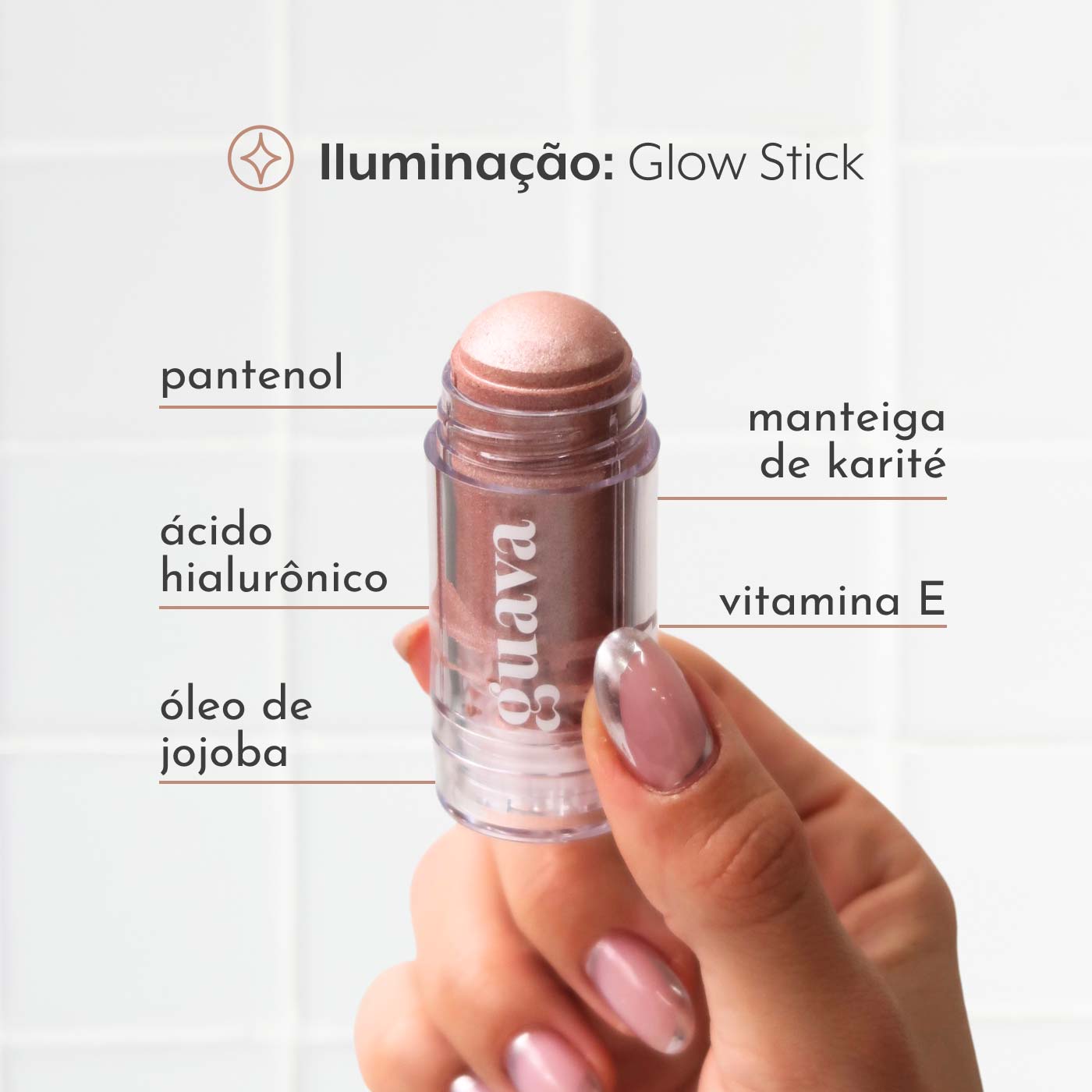 Iluminador com Skincare Gold -